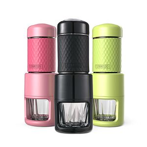 Precio bajo Minipresso Cafetera Handpress CapsulePowder Cafetera Manual Espresso machine Portable Outdoor travel Coffee