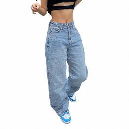 Low Rise Jeans Dames Lente Herfst 2024 Nieuwe Fi Straight Leg Broek Designer Denim Broek Blauw Vintage Mom Losse Jeans R5HX #