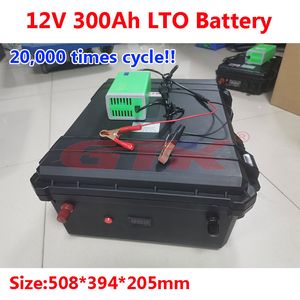 Lage temperatuur LTO 6S 12V 300AH 400AH Lithium Titanate batterij BMS voor Solar System Auto Auto Inverter Boot + 20A Charger