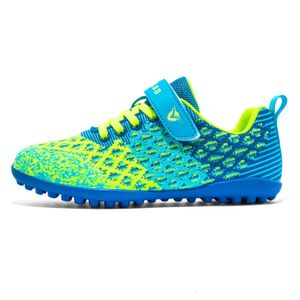 Low Top Boys Girls Football Shoes Cleats Youth Kids TF Soccer Boots Children's Green Orange Trainers