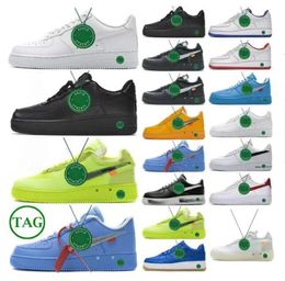 Low X 1 New WHITE Forces MCA University Blue 2024 Hommes Running Fashion Designers Baskets One 1s Des Chaussures Off Shoes US UK 209 s