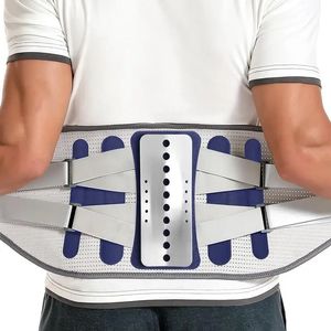 Lower Back Antaque femme Hommes Lombar Support Belt avec 4 Soutien du dos Soulagement pour la douleur pour sciatique Hernioose Herniated Disc 240411