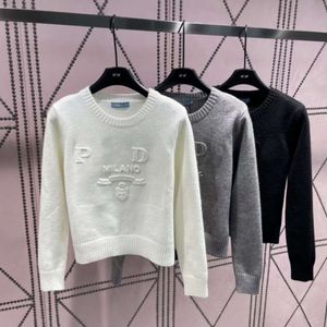 Lowes trui loeweeleel topkwaliteit designer paarse geborduurde trui lading wol gebreide sweatshirt pd wintertruien lange mouw t shirt dames kleding pullover c