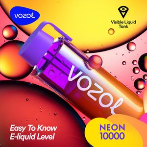 Prix le plus bas cigarettes électroniques Original Vozol Gear Neon Star 9k 12k Puff Derniable Vape 10000 Puffs Recharrecy Vapes Nicotine Shisha Hookah