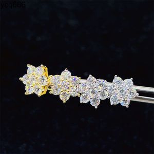 Pendientes de tuerca de moissanita VVS, joyería de plata de ley 925 con diamantes de imitación, precio más bajo