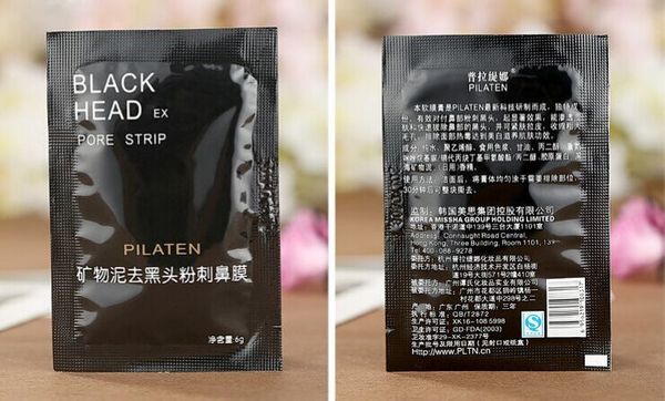 Prix le plus bas pour 3000 pièces PILATEN Minéraux pour le visage Conk Nose Blackhead Remover Mask Pore Cleanser Nose Black Head EX Pore Strip