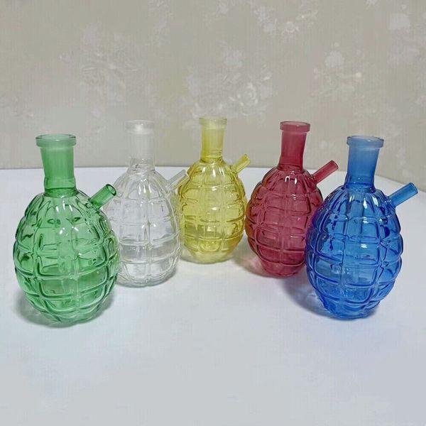 Precio más bajo en Dhgate Rainbow Hookah Water Tip Tip Smoking Gong Glass Bubbler Agua Shisha Tipa con tazón