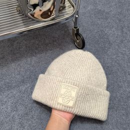 Lowewe topkwaliteit vrije tijd Lowe gebreide ontwerper beanie cap heren en dames fit kasjmier schedelhoed buiten