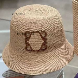 Bouleau de seau bobalt chapeaux de paille Lowew Bucket Hats Designer Bonnets Raffia pour femmes pour hommes