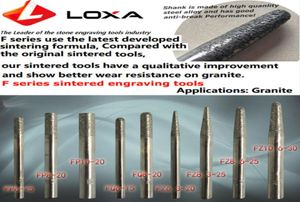 LOXA Fseires Gesinterde diamantgereedschappen Diamantslijpgereedschap CNC-graveerbit voor snijwerk Graniet reliëffreesgereedschap4366440