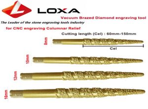 Outils de gravure de diamant à vide loxa bit de gravure CNC pour CNC Machinearbing 3D Colonned Relief Tool Tools Tools7651306