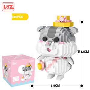 LOZ Hamster Mignon, Blocs de Construction de poupée Clown McDon, Mini Jouet de développement à Assembler, Ornement pour Cadeau d'anniversaire de Noël pour Enfant, Collecte 2-1