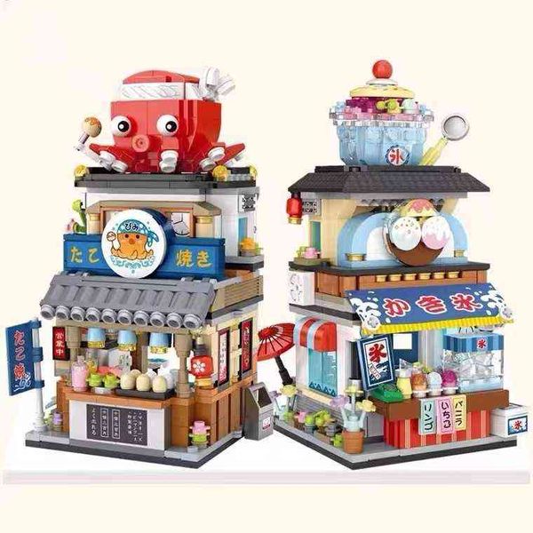 Loz Mini bloques niños juguetes de construcción niña rompecabezas niños regalo japonés snack bar sin caja J220624