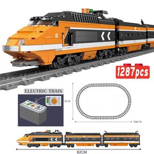 LP 02015 Construction de la gare de train avec taxi et trace de chemin de fer Station de bus Compatible 60050 jouets pour enfants cadeau Q0624