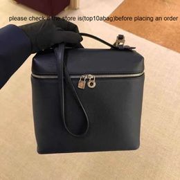 Sac LP Loro Piano Sacs Designer Cosmetic Evening Bag LP19 Backpack Womens Nouveau sac à lunch en cuir authentique
