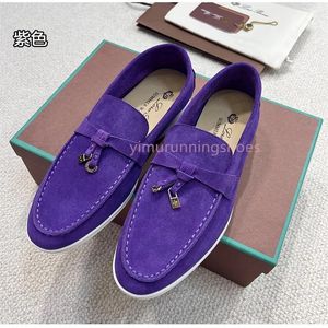 Chaussures habillées de créateurs LP pour femmes de qualité supérieure en cuir en cuir modes de bœuf haut élastique Tendon de bœuf fashion décontracté talon plat soft semelle de travail de travail y6 y6