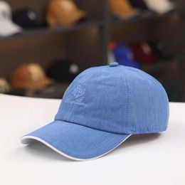LP Designer Luxury Hats de mode Baseball Coton Coton Cashmere Hats Fitted Hats Summer Snapback broderie Casquette Ajustement de plage réglable Chapeaux de luxe Loro