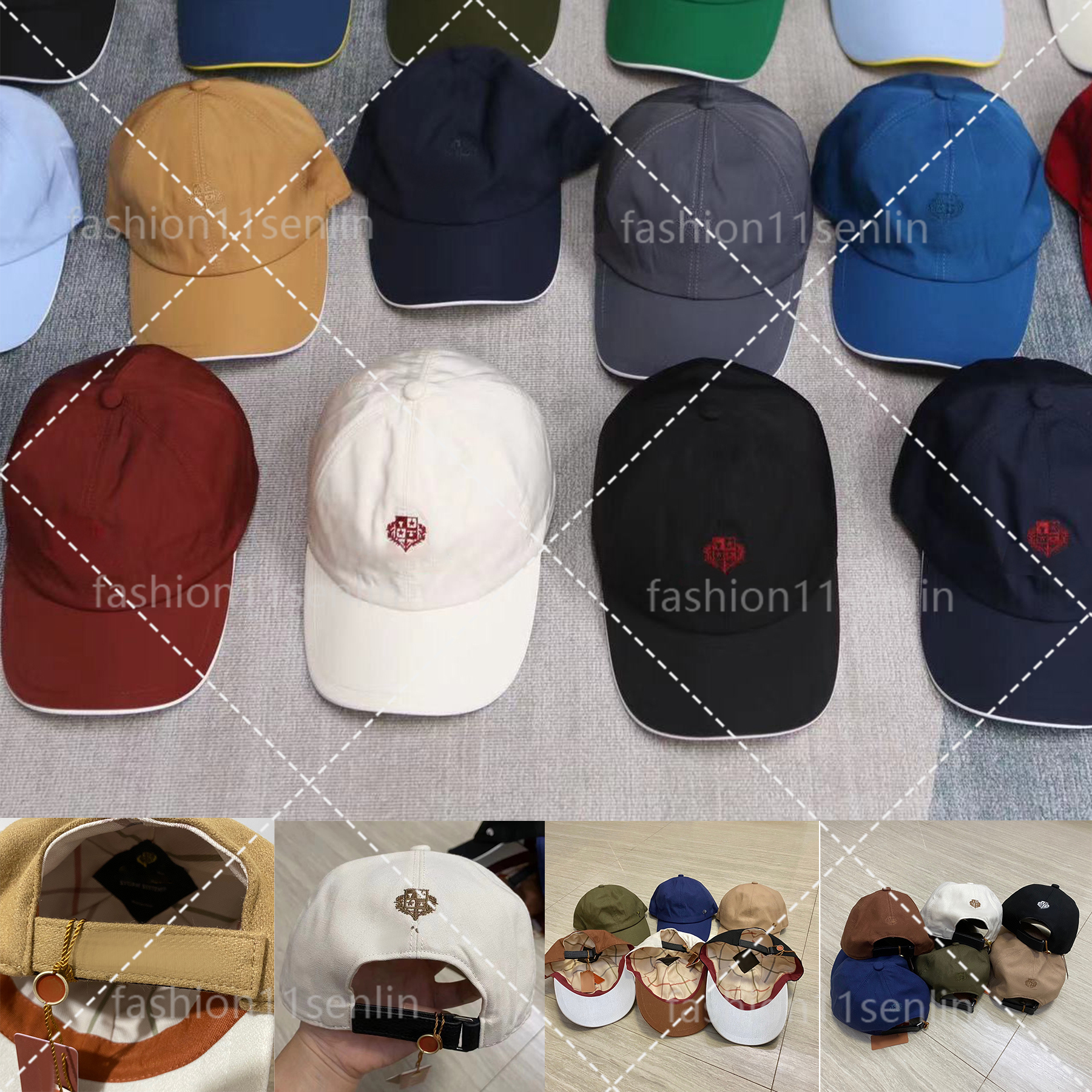 LP Loro Piano Men Caps Fashion Baseball Cap Coton Cashmere Hats ajustés