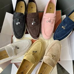 LP PIANAS Loafers Dameshoens Jurk Schoenen Designer Luxe Mode Men Business Leather Flat Low Top Suede Leer Oxfords Casual Mocassins Lui schoenmaat 35-45