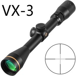 LP VX3 Tactisch geweer Scope 3-9x40 Verlichte optische zichtgeweer Scope Hunting Scopes voor AirSoft met 11/20 mm mount