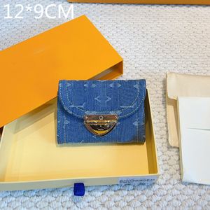 LR Portefeuille de carte denim de haute qualité concepteur de luxe portefeu