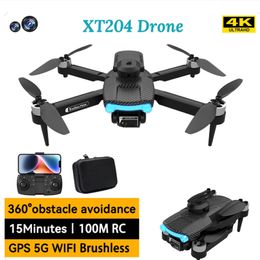 LS-XT204 Mini Drone 4k Professionnel 8K HD Caméra Évitement D'obstacles Photographie Aérienne Sans Brosse Pliable Quadrirotor Cadeau Jouet