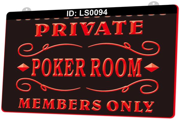 LS0094 Membre de la salle de poker privé unique