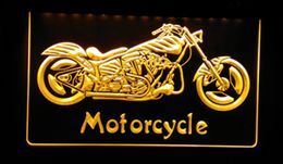 LS0151 LED Strip Lights Sign Motorcycle Bike Sales Services 3D Gravure Gratis ontwerp Groothandel Retail
