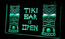 LS0311 LED bande lumineuse signe Tiki Bar est masque ouvert gravure 3D conception gratuite vente en gros au détail