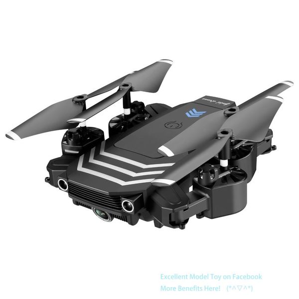 LS11 4K HD Double caméra WIFI FPV débutant Mini Drone jouet, vol sur piste, maintien d'altitude, lumières LED, prise de photo gestuelle, batterie 1800 Ma, USEU