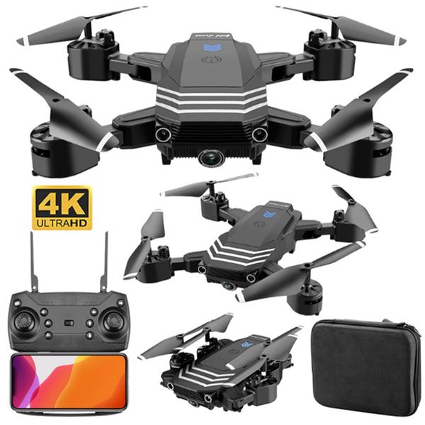 Dron RC plegable LS11 con cámara 4K HD, Mini cuadricóptero de flujo óptico, cámaras duales, juguetes de Navidad para niños