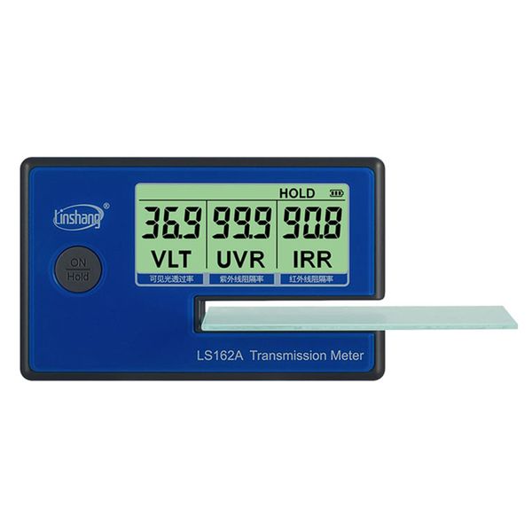 Medidor de transmisión de película de ventana portátil con tasa de bloqueo UV de rechazo IR de 1400nm Transmitancia de luz visible LS162A