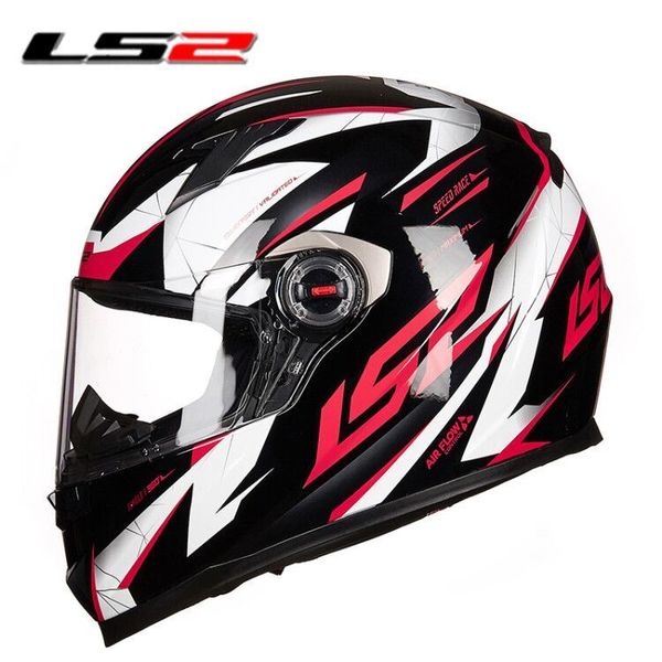 LS2 FF358 Full Face Motocicleta Casco Moto Hombre Mujer Casco Lente extraíble capacete ls2 Multicolor