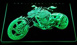 LS2367 LED Strip Lights Sign Dragon Motorcycle Sales Services 3D Gravure Gratis ontwerp Groothandel Retail