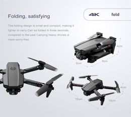 LSRC LSXT6 MINI WIFI FPV Met 4K1080P HD Dual Camera Altitude Hold -modus opvouwbare RC Drone Quadcopter RTF7899203