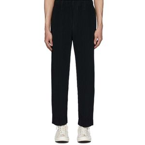 Pantalon lssey pantalon miyake alsey miyake plissé y2k automne drapage hiver sage de pantalon décontracté de couleur unie lâche élastique pantalon hommes 741