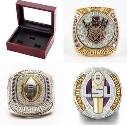 LSU 2019 2020 Geaux Tiger S National Orgeron College Football Playoff Sec Team S Ship Ring Fan Men Gift Wholesale5766048