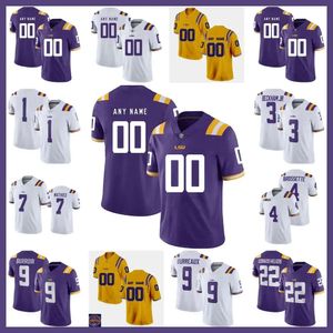 LSU Tigers voetbalshirt 5 Jayden Daniels 8 Malik Nabers 7 Kayshon Boutte Micah Baskerville Jerseys Josh Williams Perkins Jr Joe Burrow High High s