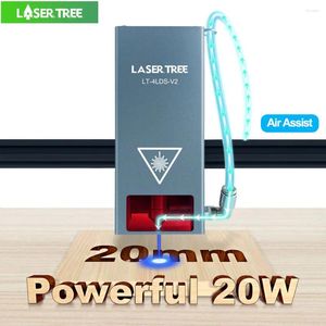 Tête Laser de puissance optique LT-4LDS-V2 20W, avec assistance à l'air, Module de lumière bleue pour graveur CNC, outil de bricolage de découpe