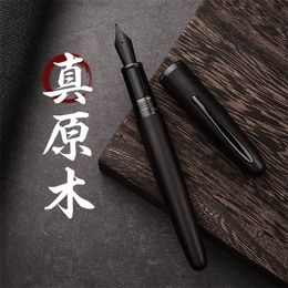 Lt Hongdian 660 houten fontein pen natuurlijke handgemaakte jupiter hoogwaardige mahonie pen ef/f schrijf inktpen voor cadeau 220812