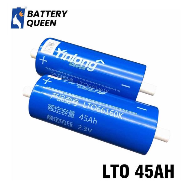 LTO 45Ah capacité réelle Original 66160 Yinlong 2.4V fer Lithium Titanate 2.8V cellule de batterie pour système d'énergie solaire Audio de voiture