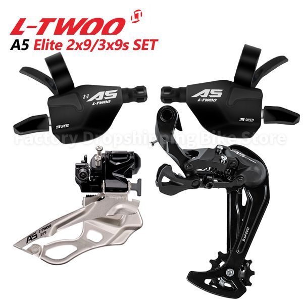 LTWOO A5 2x9 Speed 3x9 Speed MTB Bike Groupset 50T SGS arrière Derilleur 18V 27V Mountain Bicycle Pièces compatibles Shimano