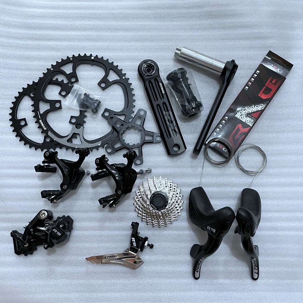 LTWOO R9 + ZRACE CRAK Brake Cassette Chain, 2x11 Speed, 22S Road Groupset, For Road Bike Bicycle 5800, R7000
