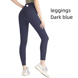 LU-01 Leggings dames leggings vaste kleur yogabroek hight taille dames broek sport gym dragen legging elastische fitness dame algehele volledige panty training 39nb