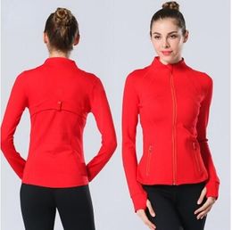 LU-088 2023 Yoga Jacket Womens ll Définir la veste de fitness à manteau de sport