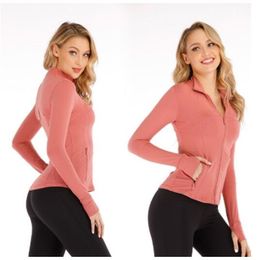 LU-088 2023 Yoga Jacket Womens LL Definieer workout Sportjas