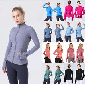 LU-088 2023 Veste de yoga pour femmes lululemens définir un manteau de sport d'entraînement veste de fitness sport à séchage rapide vêtements de sport haut solide sweat-shirt zippé vêtements de sport vente chaude
