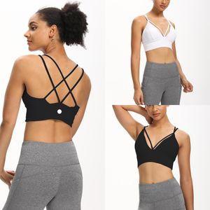 LU-1140 Vrouwen Crop Top Gym Kleding Voor Fitness Vrouwelijk Ondergoed Yoga Kleding Voor Meisjes Sportkleding Vrouw Sportbeha