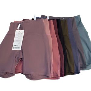 Lu-149 Shorts de Yoga tenues pantalons de sport pour femmes pantalons chauds taille haute pantalons serrés sous-vêtements de course exercice Fitness respirant Leggings d'entraînement de gymnastique