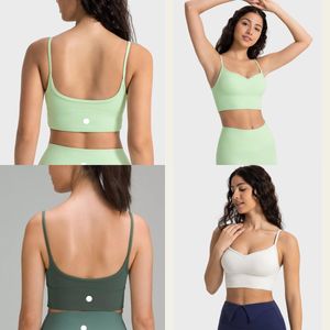 Soutien-gorge de Yoga de sport pour femmes, sous-vêtements Push Up, dos en U, soutien-gorge de course avec rembourrage, LU-1587